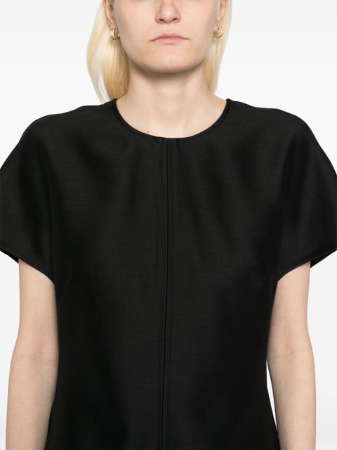 TOTEME zip fastening top - Black
