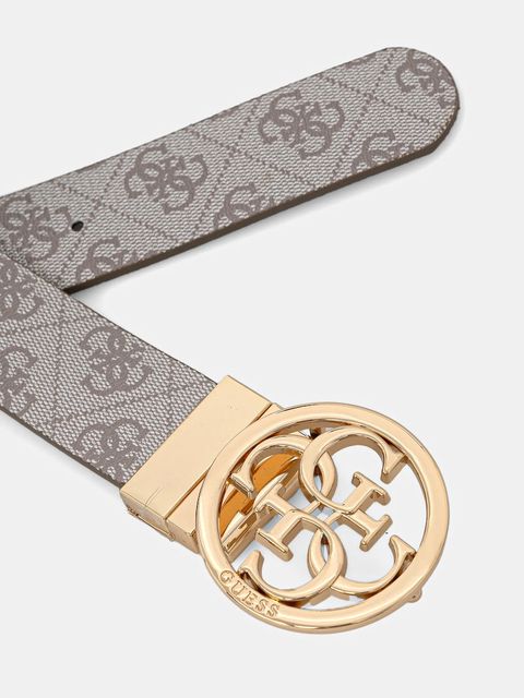 Guess pasek dwustronny NOELLE damski kolor beżowy BW9166 P4235 - zdjęcie produktu nr 2