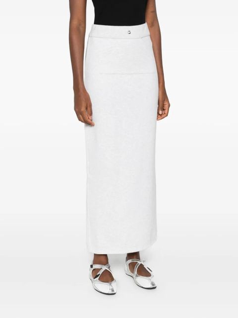 Coperni panelled jersey maxi skirt - Grey