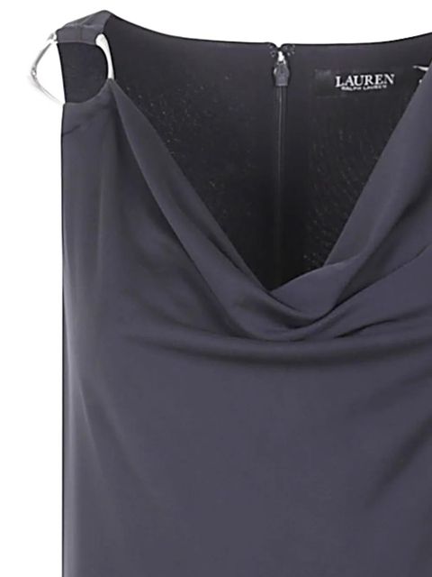 Lauren Ralph Lauren cowl-neck ring-detail maxi dress - Black