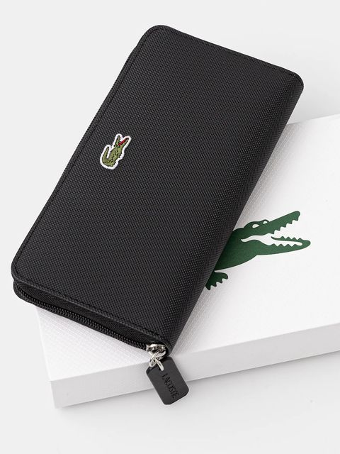 Lacoste portfel damski kolor czarny NF2900PK - zdjęcie produktu nr 2