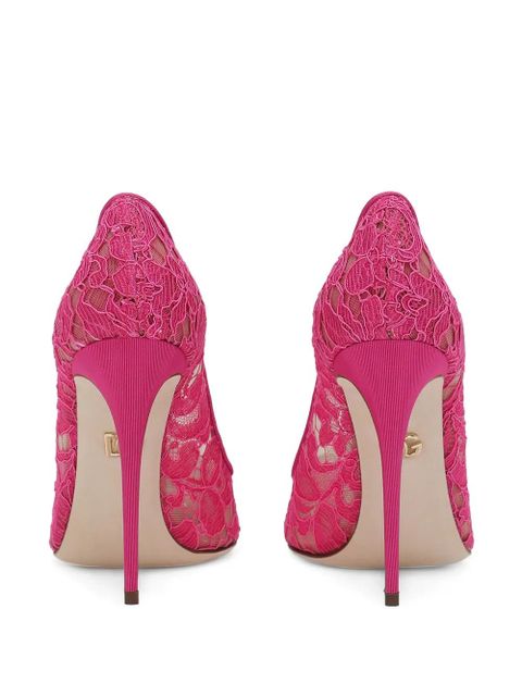 Dolce & Gabbana Belucci 90mm lace pumps - Pink