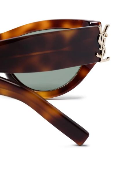 Saint Laurent Eyewear cat-eye sunglasses - Brown