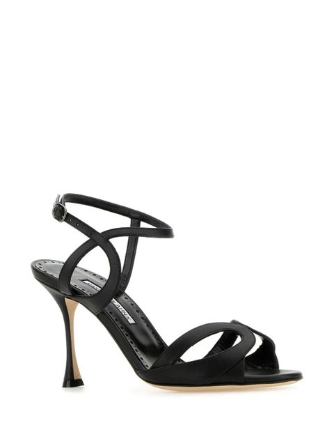 Manolo Blahnik 90mm Elfajrsan sandals - Black - zdjęcie produktu nr 2