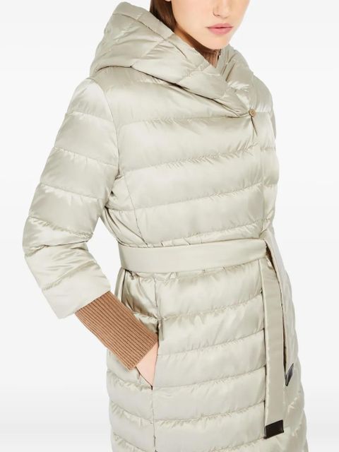 Max Mara Novef hooded coat - Neutrals