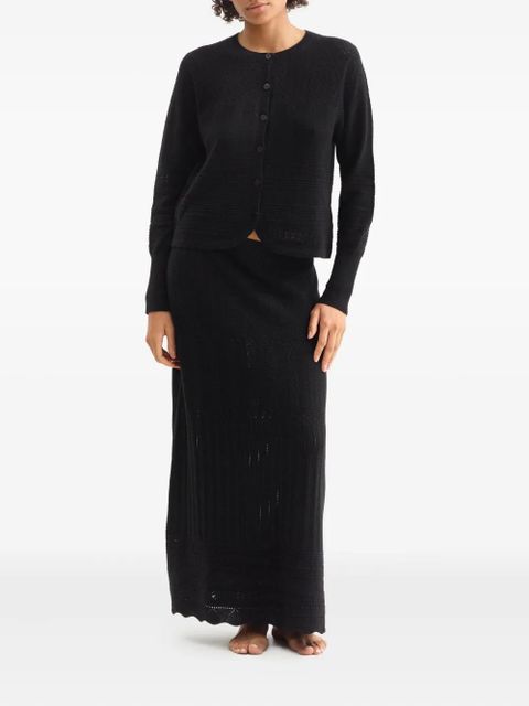 ERES Trio buttonned cardigan - Black - zdjęcie produktu nr 2