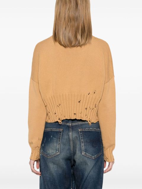 Marni cropped sweater - Brown