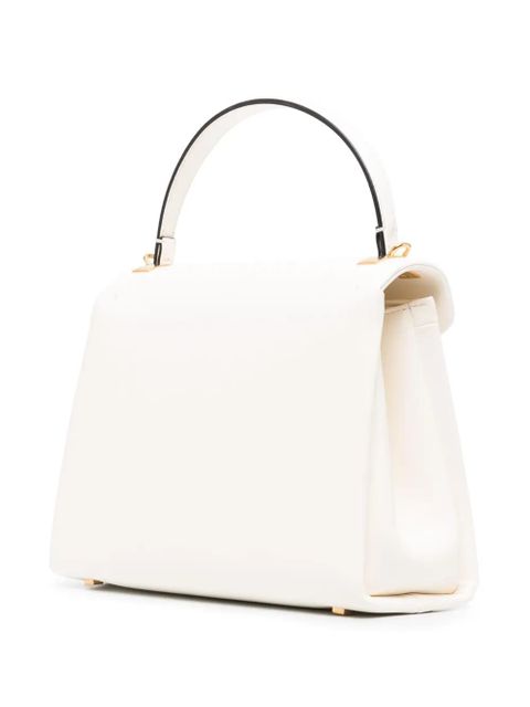 Valentino Garavani One Stud leather tote bag - White