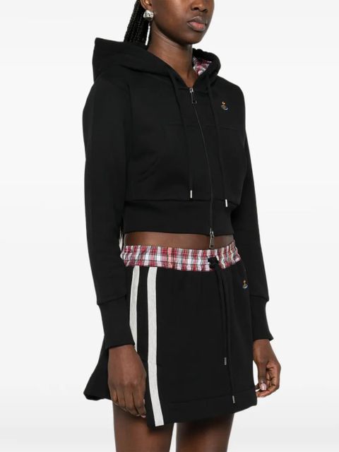Vivienne Westwood zip-up hoodie - Black