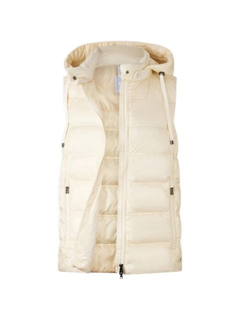 BOGNER Liddy detachable-hood quilted gilet - Neutrals