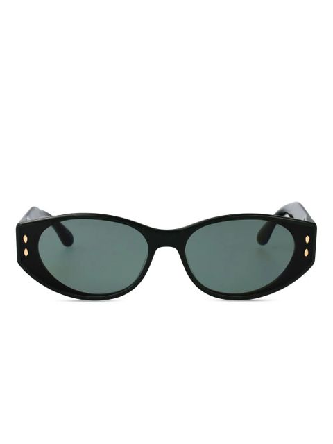 Isabel Marant Eyewear oval-frame sunglasses - Black - zdjęcie produktu nr 1