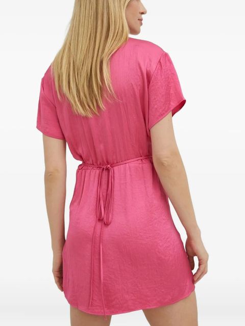 American Vintage Widland wrap-front mini dress - Pink - zdjęcie produktu nr 2