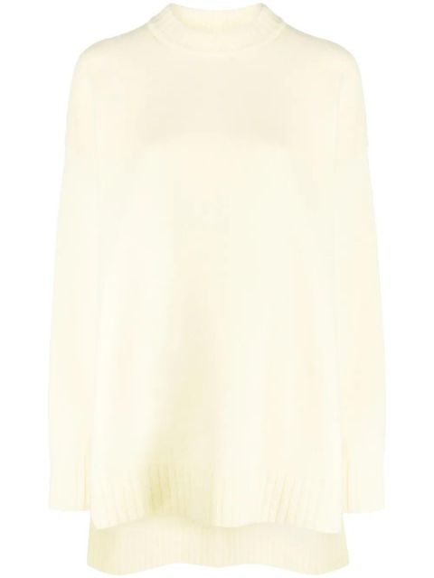 Jil Sander long-sleeve crew-neck wool jumper - Yellow - zdjęcie produktu nr 1