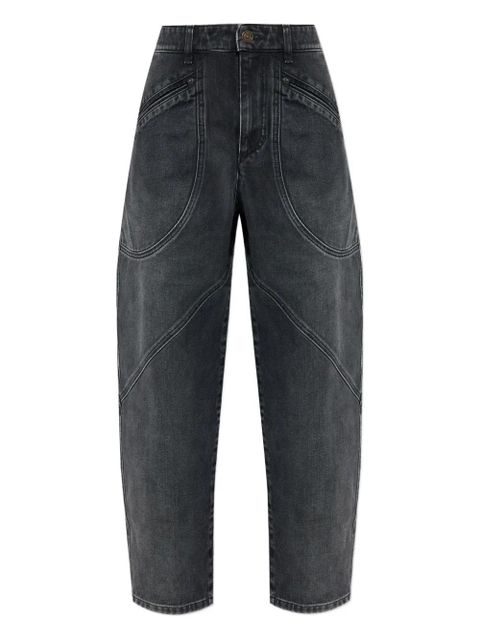 ISABEL MARANT Catarina panelled jeans - Black - zdjęcie produktu nr 1
