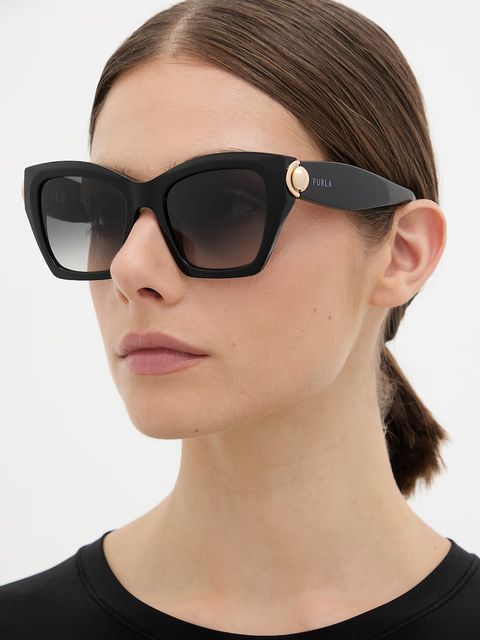 Furla okulary przeciwsłoneczne kocie oczy damskie - zdjęcie produktu nr 1