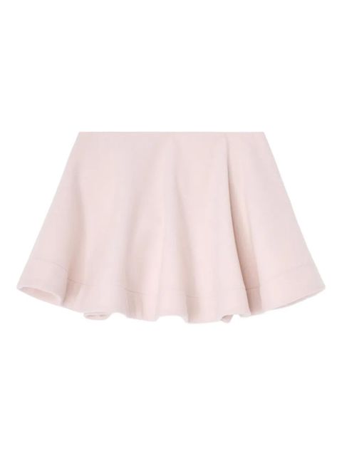 GANNI elasticated-waistband mini skirt - Pink - zdjęcie produktu nr 1