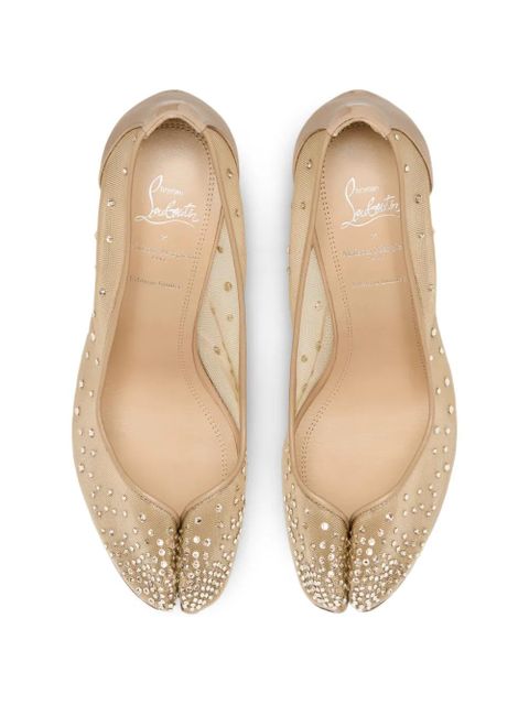 Maison Margiela embellished heeled pumps - White