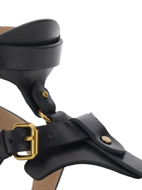 ISABEL MARANT buckle strap sandals - Black