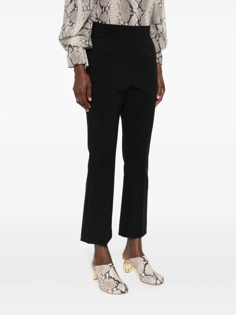 Max Mara Parata high-waist bootcut trousers - Black