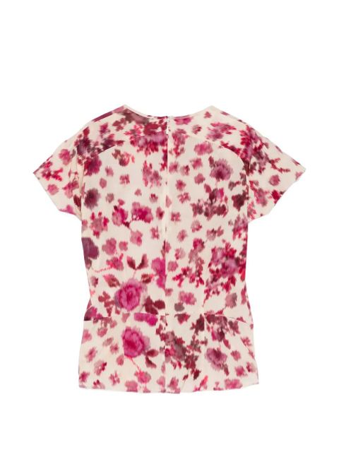 ISABEL MARANT floral knot top - Neutrals