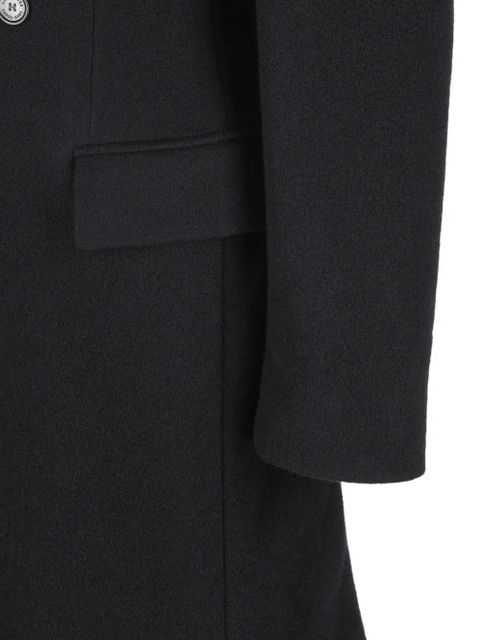 Balenciaga wool double-breasted coat - Black - zdjęcie produktu nr 2