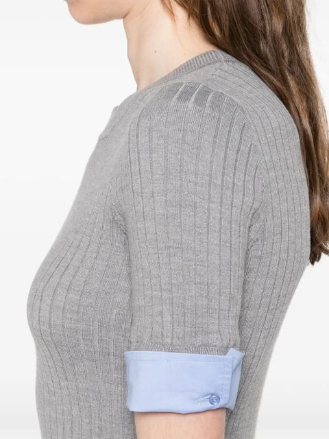 SANDRO layered T-shirt - Grey