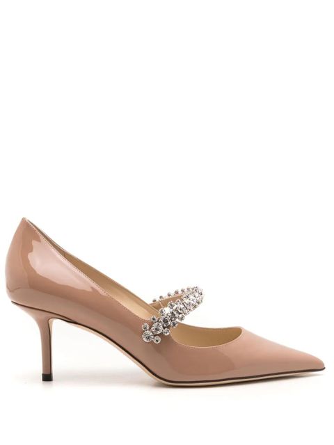 Jimmy Choo Bing 65mm leather pumps - Neutrals - zdjęcie produktu nr 1