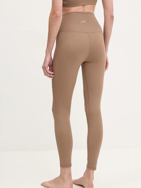 Joy in me legginsy do jogi Oneness Bond kolor brązowy gładkie Oneness Bond 7/8