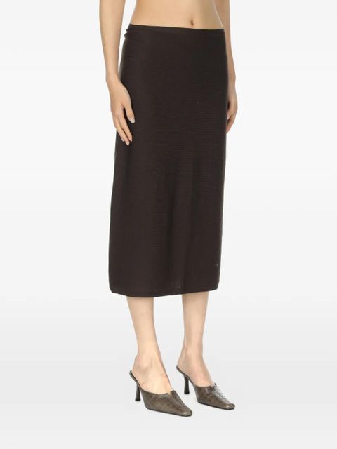 Paloma Wool button detail charco skirt - Brown