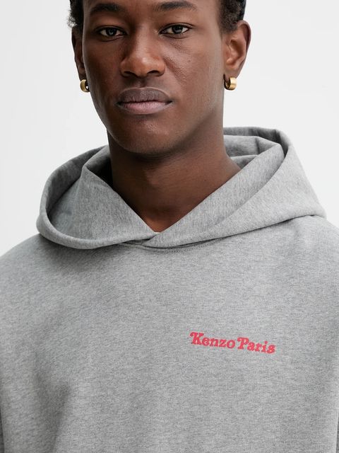 Kenzo bluza bawełniana x Verdy kolor szary z aplikacją FF58SW2404MF.94