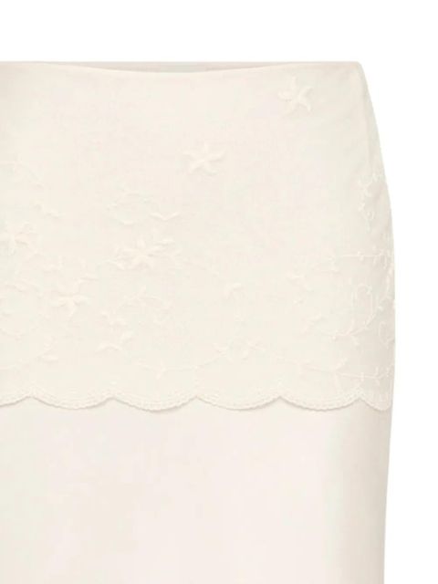 Posse lace-detail midi skirt - Neutrals - zdjęcie produktu nr 2