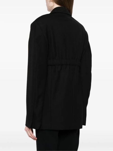 Alexander Wang belted wool blazer - Black