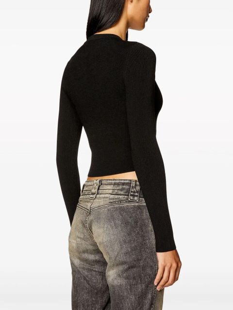 Diesel M-Valary logo-plaque top - Black