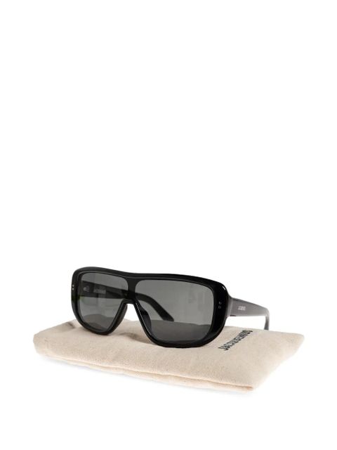 Jacquemus shield-frame sunglasses - Black
