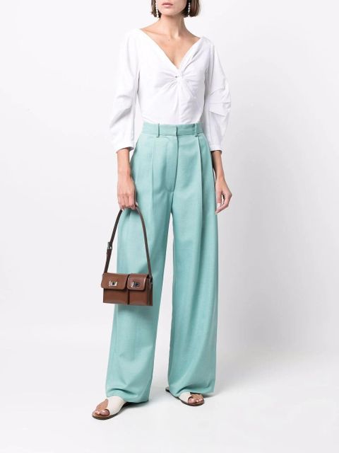 BY FAR Baby Billy shoulder bag - Brown