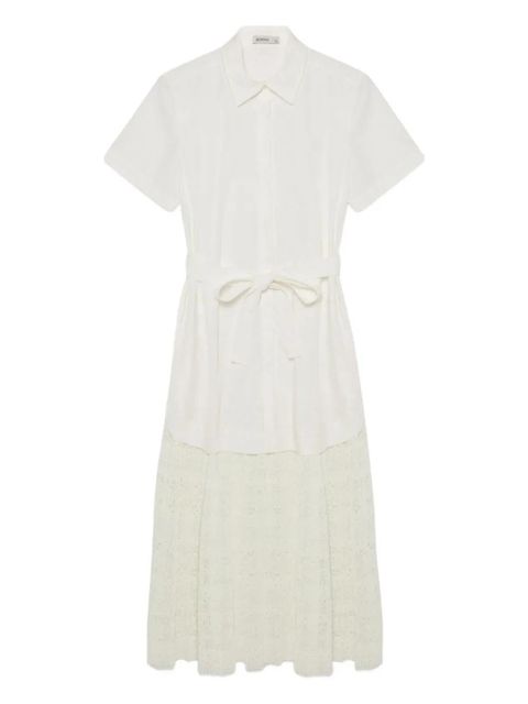 Simkhai Jenner belted midi shirt dress - White - zdjęcie produktu nr 1