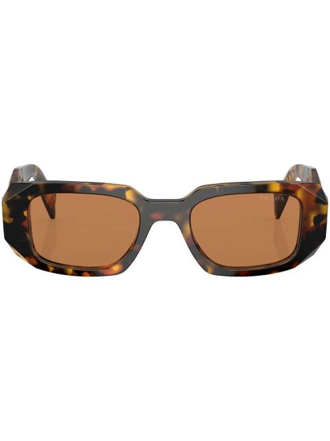 Prada Eyewear tortoiseshell-effect square-frame sunglasses - Green - zdjęcie produktu nr 1