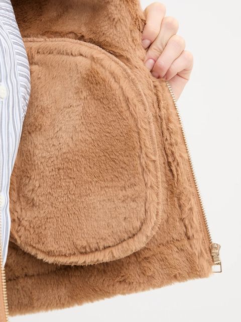 Gaudi kurtka kolor brązowy zimowa 521BD39002