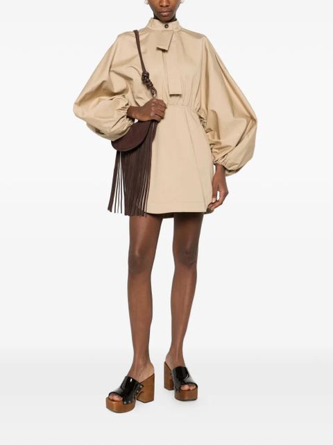 ZIMMERMANN Rebellion Drawn mini dress - Neutrals