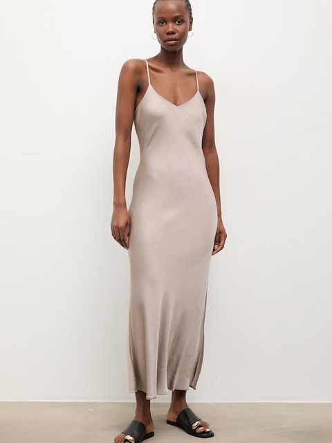 Answear.LAB sukienka bieliźniana z wiskozy - zdjęcie produktu nr 1