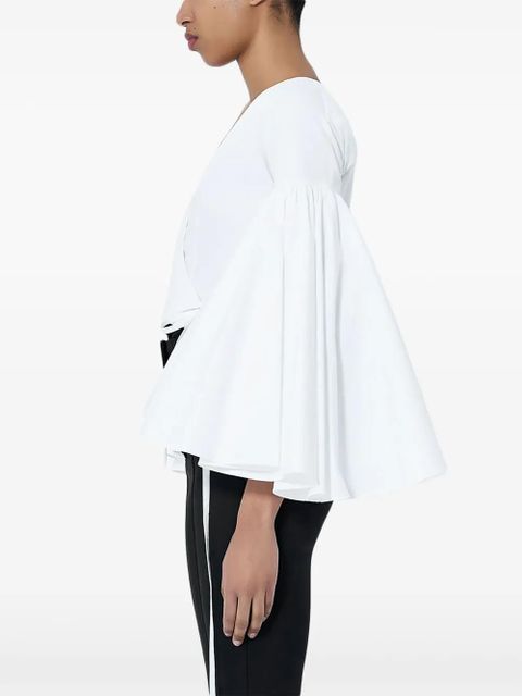 Jacquemus The Paysan wrap blouse - White - zdjęcie produktu nr 2