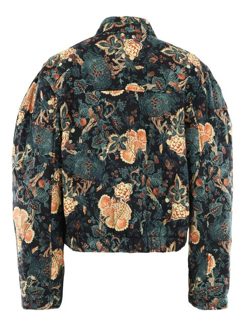 Ulla Johnson Lavinia silk bomber jacket - Green - zdjęcie produktu nr 2