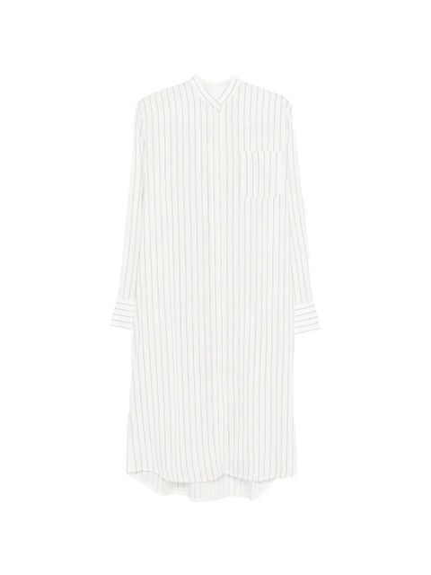 TOTEME striped shirt midi dress - White - zdjęcie produktu nr 1