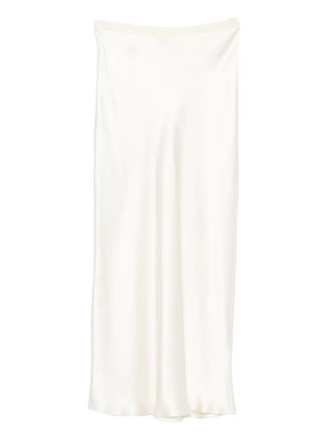ANINE BING silk high-rise skirt - White - zdjęcie produktu nr 1