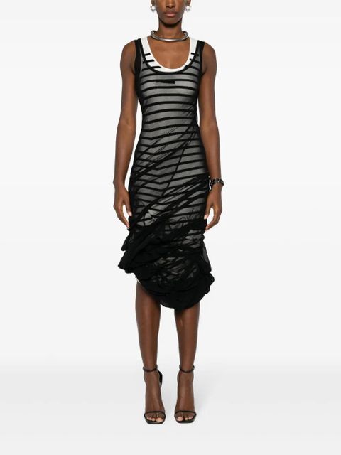 Jean Paul Gaultier The Marinière striped maxi dress - White - zdjęcie produktu nr 2