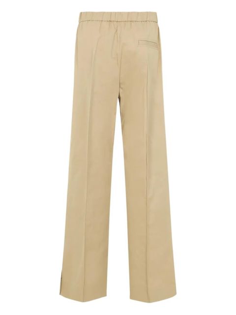 Jil Sander elastic-waist trousers - Neutrals