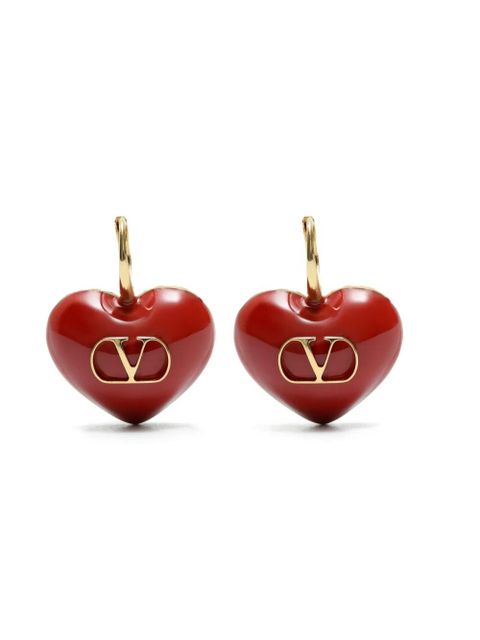 Valentino Garavani Coeur Royal earrings - Red - zdjęcie produktu nr 1