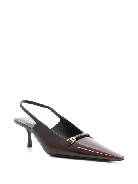 Saint Laurent 55mm Carine slingback pumps - Red - zdjęcie produktu nr 2