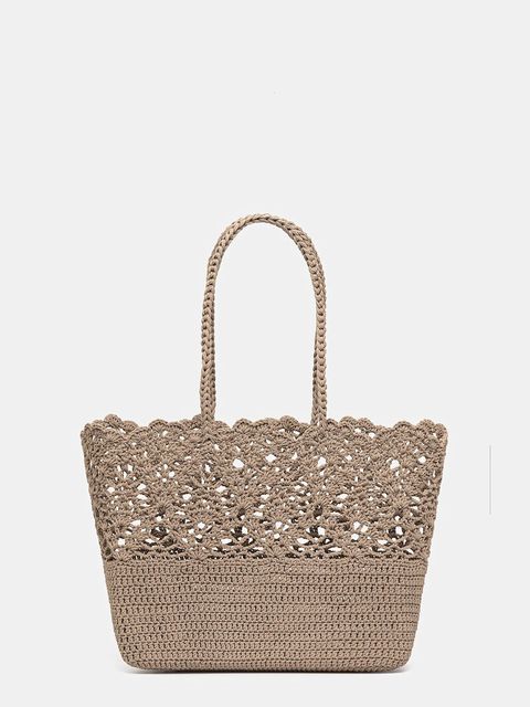 Answear.LAB kosz plażowy kolor brązowy