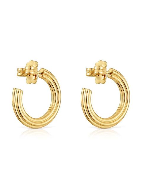 Tous kolczyki ze srebra pokrytego złotem 1950